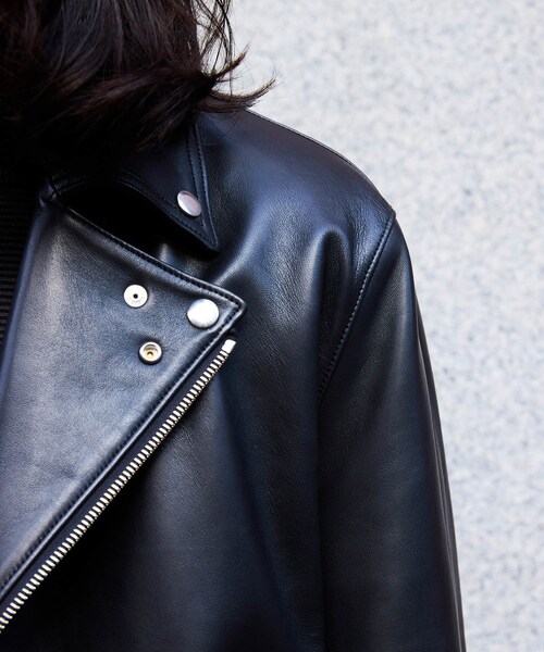 ADAM ET ROPE'（アダムエロペ）の「【HEUGN/ユーゲン】Luther RIDERS（ライダースジャケット・メンズ・ブラック・2/3/4/F）」の19枚目の写真