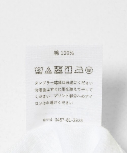 THE GOODLAND MARKET（ザグッドランドマーケット）の「armi　[HARD MAN] HENLYNECK TEE（Tシャツ/カットソー・メンズ・WHITE・3/4/5/6）」の10枚目の写真