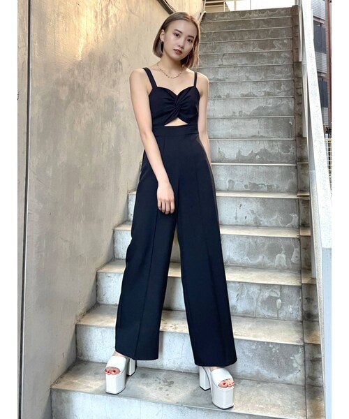 アシンメトリーツイストオールインワン