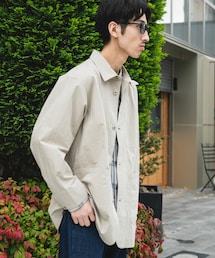 URBAN RESEARCH DOORS | バイオウォッシュ カバーオール ミドルジャケット(カバーオール)