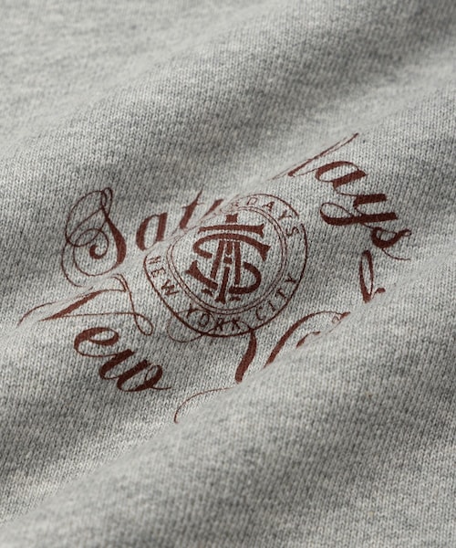 Saturdays NYC(サタデーズ ニューヨークシティ )の「Bowery Loofah Collar Sweatshirt(スウェット・レディース・グレー/ダークブラウン/グリーン・L/M/S/XL)」の21枚目の写真