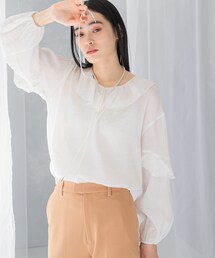 URBAN RESEARCH ROSSO | 『WEB/一部店舗限定カラー』楊柳フリルブラウス(シャツ/ブラウス)