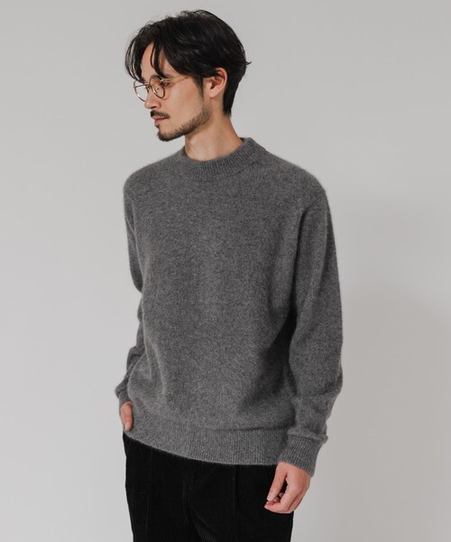 URBAN RESEARCH（アーバンリサーチ）の「FOX CASHMERE CREW-NECK KNIT（ニット/セーター・メンズ・GREGE/D GREEN/BROWN/GRAY・M/L）」の7枚目の写真