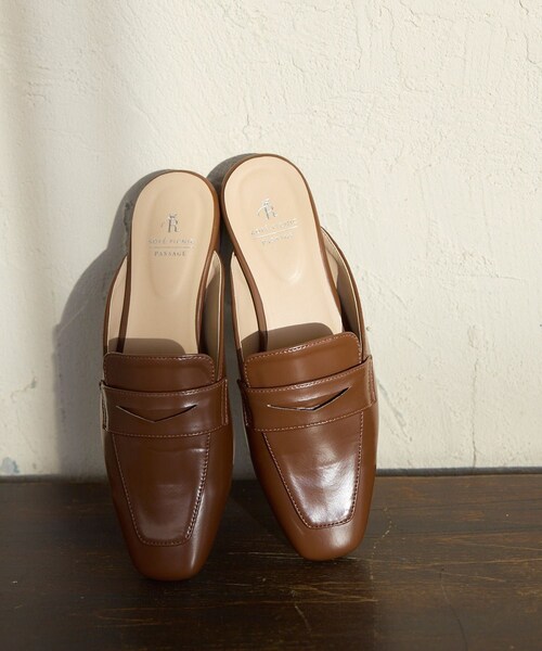 ROPE' PICNIC（ロペピクニック）の「ローファーミュール（ローファー・レディース・ブラック/グレー系/キャメル・L/M）」の13枚目の写真