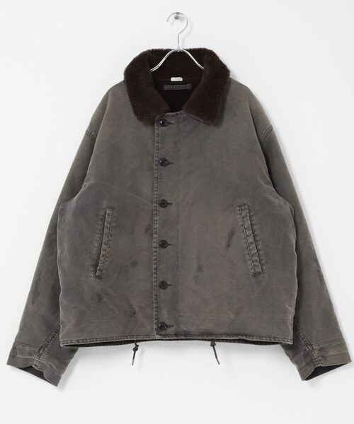 URBAN RESEARCH（アーバンリサーチ）の「A PRESSE　Vintage FN Deck Jacket（ミリタリージャケット・メンズ・BLUE・3/4）」の4枚目の写真
