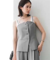 nissen | 【みさとさんコラボ】セットアップスーツ（しわになりにくい・UVカット）（上下別売）<大きいサイズ有>(フォーマルスーツ/小物)