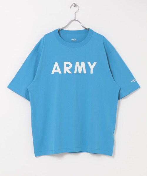 URBAN RESEARCH Sonny Label（アーバンリサーチサニーレーベル）の「ARMY TWILL　PRINT HSTEE ARMY（Tシャツ/カットソー・メンズ・BLACK/WHITE/BLUE/YELLOW・M/L）」の22枚目の写真