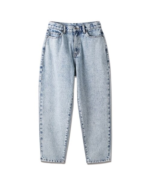 nissen（ニッセン）の「【sail】テーパードデニムパンツ（パンツ・レディース・ブルー/ブラック・P58/P61/P64）」の2枚目の写真