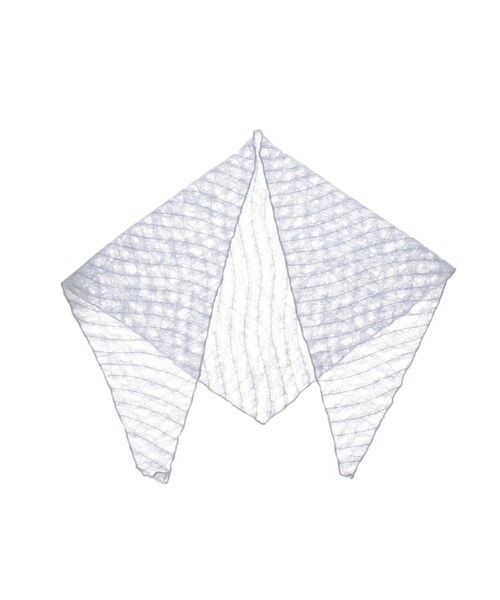 jouetie（ジュエティ）の「レースバンダナ（その他ヘアアクセサリー・レディース・オフホワイト/ブラック/ブルー・F）」の6枚目の写真