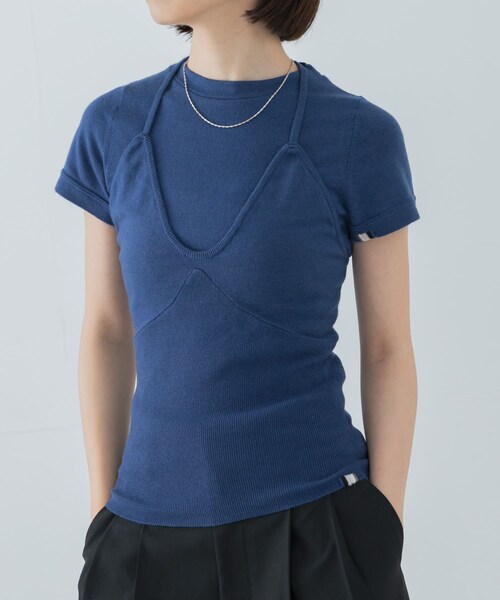 URBAN RESEARCH(アーバンリサーチ)の「Extreme Cashmere plaza(その他トップス・レディース・eggshell/snow/grey/navy/raven/manicure/saffire・-)」の6枚目の写真