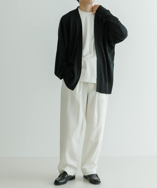 URBAN RESEARCH(アーバンリサーチ)の「SEEALL MANCHESTER PANTS(その他パンツ・メンズ・BLK×BLK/WHT×WHT・3/4)」の9枚目の写真