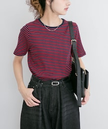 ITEMS URBANRESEARCH | ハンソデボーダーTシャツ(Tシャツ/カットソー)