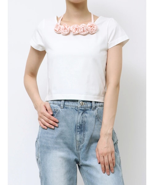 3D ROSE TSHIRTS/3DローズTシャツ CALNAMUR（カルナムール）の「3D ROSE TSHIRTS/3DローズTシャツ