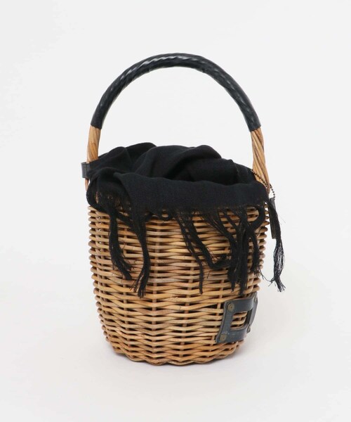 かぐれ（カグレ）の「eb.a.gos　バケツMバスケットリネン（かごバッグ・レディース・BK・-）」の4枚目の写真