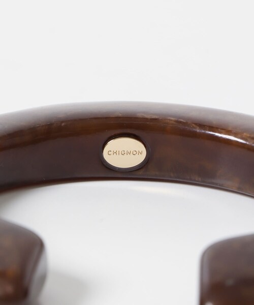 URBAN RESEARCH ROSSO（アーバンリサーチロッソ）の「CHIGNON　ホマイカCバングル（ブレスレット・レディース・IVORY/BROWN/BLACK・FREE）」の12枚目の写真