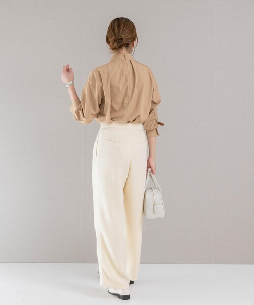 URBAN RESEARCH ROSSO（アーバンリサーチロッソ）の「ツイードストレートパンツ（その他パンツ・レディース・IVORY/NAVY×BRN・36/38）」の7枚目の写真