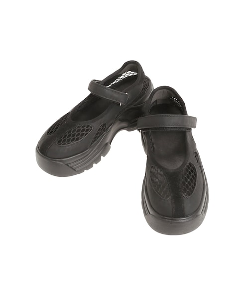 EMODA（エモダ）の「メッシュコンビバルキーシューズ（その他シューズ・レディース・グレー/ブラック・S/M/L）」の3枚目の写真