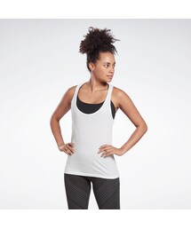 Reebok（リーボック）の「コットン レーサー タンクトップ / GB W COTTON RACER TANK VCTR （アウトドア/スポーツ）」