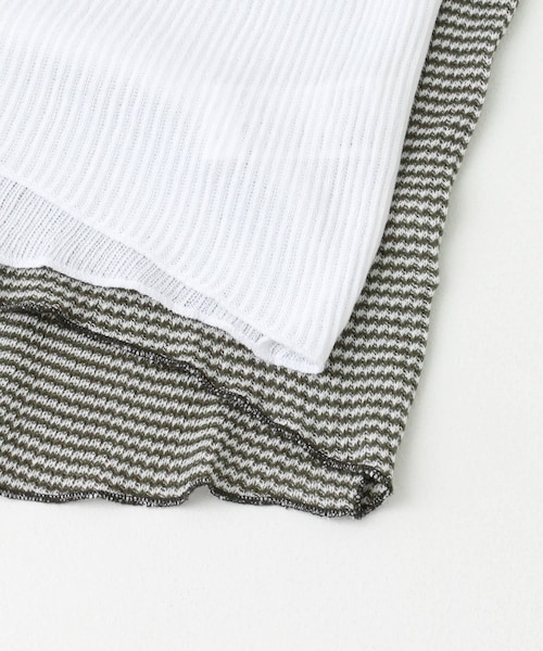 URBAN RESEARCH ROSSO（アーバンリサーチロッソ）の「CaRouseLamBRa　NO-SLEEVE PACK WHITE BORDER（タンクトップ・レディース・WHITEGREEN/WHITELATTE/WHITEGRAPE・OS）」の22枚目の写真