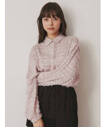 merry jenny | シアーフリンジチャイナシャツ(シャツ/ブラウス)
