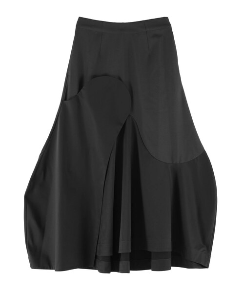 UN3D.(アンスリード)の「WAVE ASYMMETRY SKIRT【セットアップ着用可能】(スカート・レディース・グレー/ブラック・36/38)」の5枚目の写真