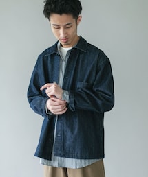 URBAN RESEARCH DOORS | デニムシャツカバーオール(デニムジャケット)