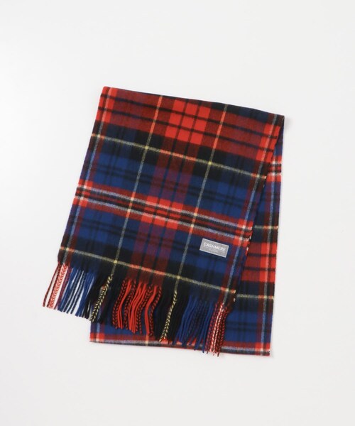 URBAN RESEARCH（アーバンリサーチ）の「チェックカシミヤマフラー（マフラー・メンズ・NAVY×CCL/BEG×BROWN/RED CHECK/BLK CHECK/YEL CHECK・FREE）」の16枚目の写真