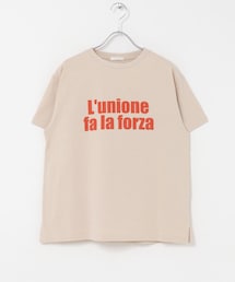 ITEMS URBANRESEARCH | ロゴハンソデTシャツ(Tシャツ/カットソー)