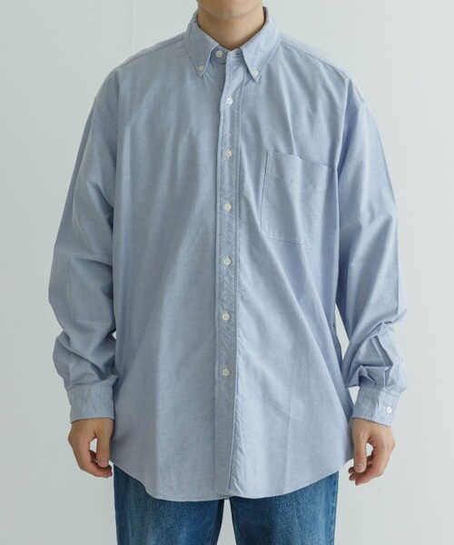 URBAN RESEARCH(アーバンリサーチ)の「FREEMANS SPORTING CLUB CHRYSTIE SHIRTS(シャツ/ブラウス・メンズ・50ブルー/1ホワイト/52サックス/120Wレッド/150Wブルー・S/M/L)」の6枚目の写真