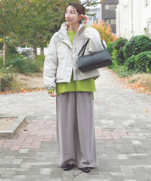 ITEMS URBANRESEARCH（アイテムズ アーバンリサーチ）の「リラクシーイージーパンツ（その他パンツ・レディース・CHA/M.GRY/BRN・Free）」の20枚目の写真