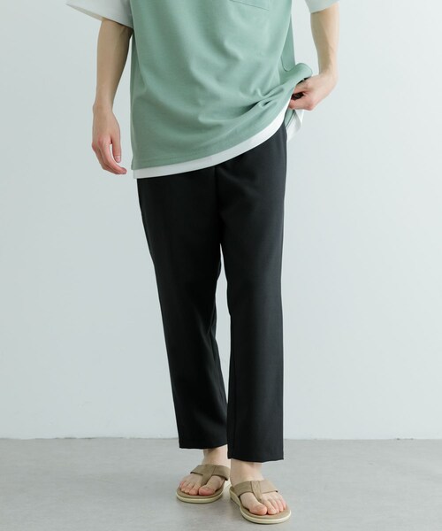 ITEMS URBANRESEARCH（アイテムズ アーバンリサーチ）の「『セットアップ対応』吸水速乾ストレッチトロ イージーパンツ（その他パンツ・メンズ・BLK/L.BEG/L.GRY/BLU・M/L）」の7枚目の写真