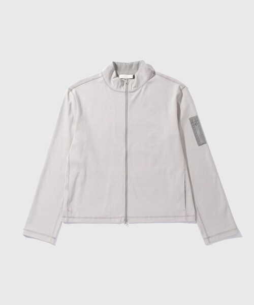 【AMOMENTO/アモーメント】SLIM FIT ZIP UP JUMPER