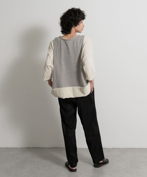 THE GOODLAND MARKET（ザグッドランドマーケット）の「master key　ORIGAMI（ニット/セーター・メンズ・WHTxGRY/BEGxGRN/BLK/NVY・FREE）」の12枚目の写真