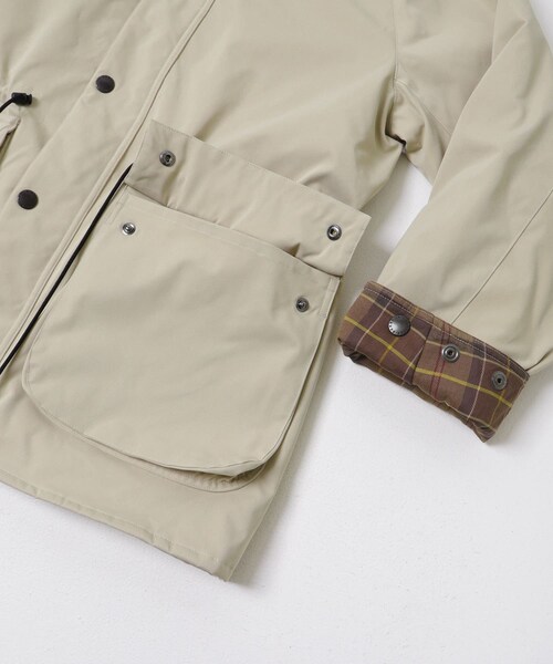 URBAN RESEARCH DOORS(アーバンリサーチドアーズ)の「『別注』Barbour×DOORS OS BEDALE PADDED(テーラードジャケット・レディース・BLACK/BEIGE・38)」の9枚目の写真