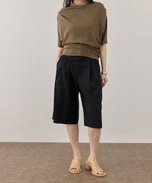 ADAM ET ROPE' | 【サステナブル】アジャストハーフパンツ(その他パンツ)