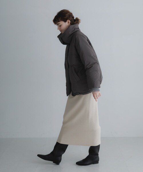 URBAN RESEARCH Sonny Label（アーバンリサーチサニーレーベル）の「撥水ビッグカラーダウンコート（その他アウター・レディース・ブラック/チャコール/ブラウン・Free）」の20枚目の写真