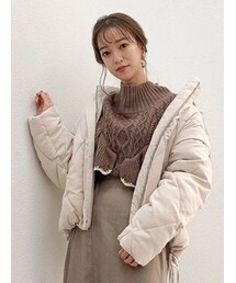 dazzlin | ダウンライクキルトショートコート(ダウンジャケット/コート)