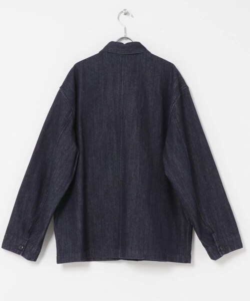 URBAN RESEARCH DOORS(アーバンリサーチドアーズ)の「デニムシャツカバーオール(デニムジャケット・メンズ・BLACK/O.W・S/M/L)」の11枚目の写真