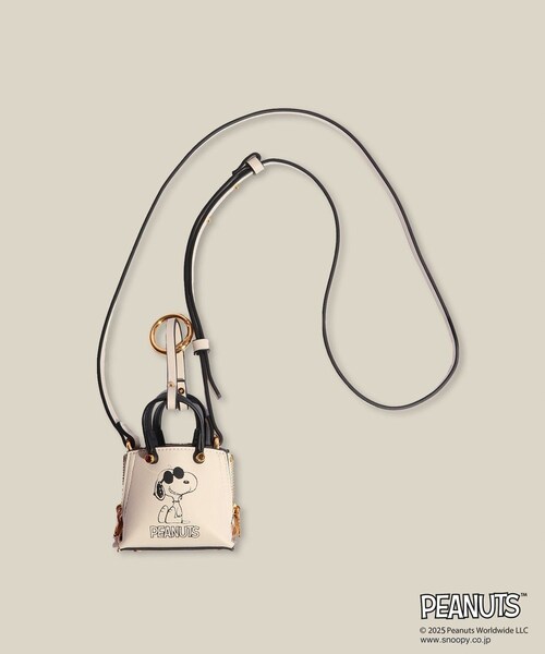 ROPE'（ロペ）の「【WEB限定/一部店舗限定】【E'POR×PEANUTS】別注 Y BAG Pico（ハンドバッグ・レディース・ブラック/オフホワイト/レッド・F）」の11枚目の写真