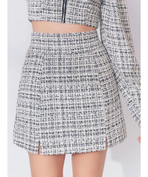 EATME（イートミー）の「【SETUP】ダブルスリットミニスカート（スカート・レディース・ブラック/ピンク/ブルー・F）」の2枚目の写真