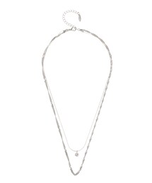 RESEXXY | ストーンポイント2連ネックレス(ネックレス)