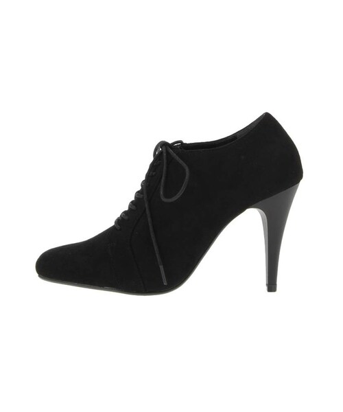 EMODA（エモダ）の「ONE TONEスウェードブーティ（ブーティ・レディース・ブラック/カーキ・S/M/L）」の2枚目の写真