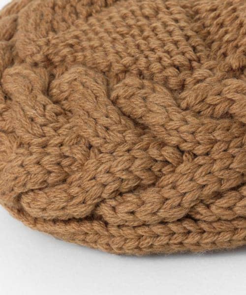 URBAN RESEARCH DOORS（アーバンリサーチドアーズ）の「ニットベレー∴（ハンチング/ベレー帽・レディース・TOPGRAY/OFFWHITE/CAMEL/BLACK・one）」の7枚目の写真