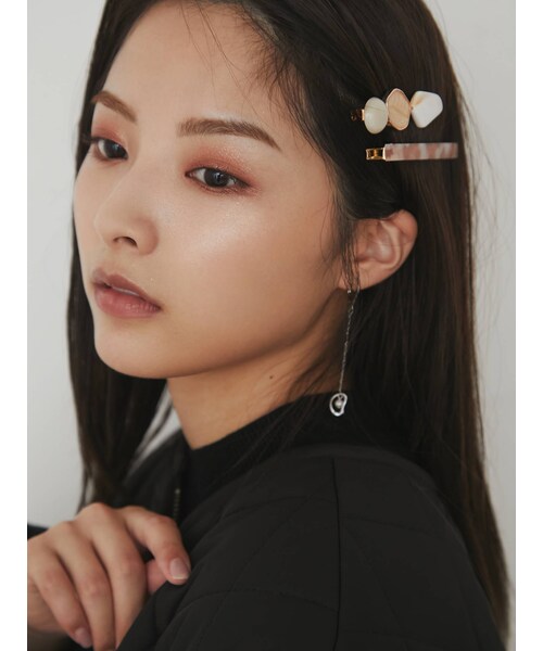 RESEXXY（リゼクシー）の「ニュアンスカラーヘアピンセット（ヘアピン・レディース・ブラウン/ベージュ・F）」の15枚目の写真