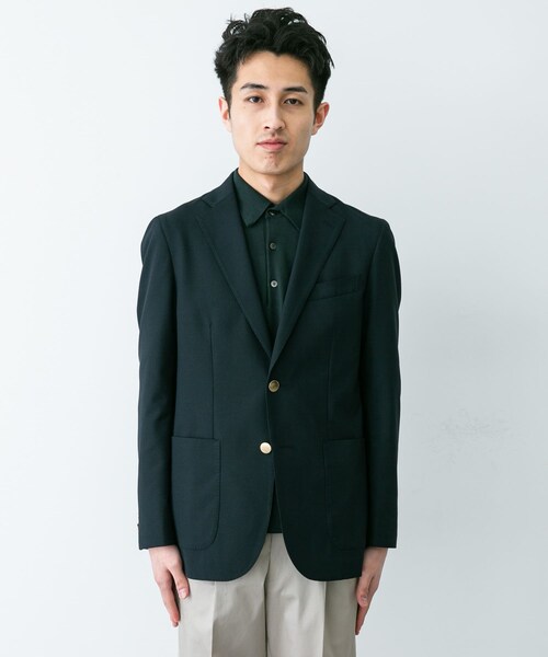 URBAN RESEARCH DOORS(アーバンリサーチドアーズ)の「『イージーケア』LIFE STYLE TAILOR ストレッチオックスメタルボタンブレザー(その他アウター・メンズ・NAVY・44/46/48/50)」の20枚目の写真
