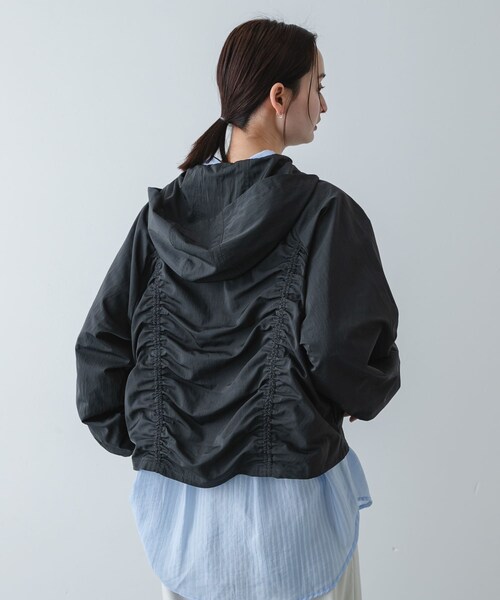 SENSE OF PLACE by URBAN RESEARCH(センスオブプレイスバイアーバンリサーチ)の「シャーリングライトブルゾン(ブルゾン・レディース・OFF WHITE/L.BLUE/CHARCOAL・One)」の15枚目の写真