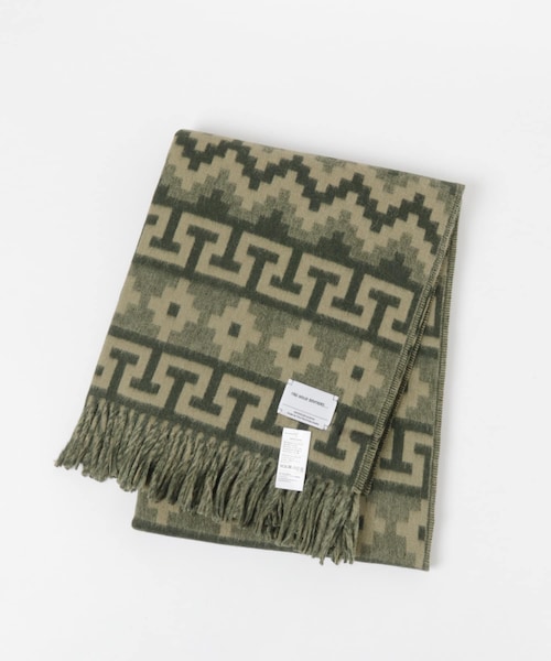 URBAN RESEARCH（アーバンリサーチ）の「THE INOUE BROTHERS　Blanket Pattern（ストール/ショール・メンズ・Beige/Green・one）」の6枚目の写真