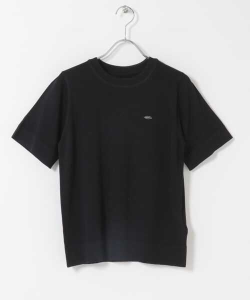SENSE OF PLACE by URBAN RESEARCH（センスオブプレイスバイアーバンリサーチ）の「『洗濯可』プレートツキニットTシャツ(半袖)（ニット/セーター・レディース・IVORY/BLACK/GRAY・One）」の16枚目の写真