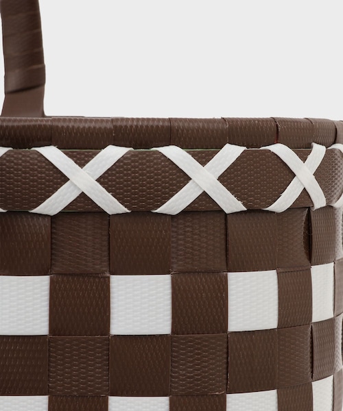 ROPE'（ロペ）の「【PA LI（パリ）】MARKET BASKETS ｜SMALL（かごバッグ・レディース・ダークブラウン・F）」の7枚目の写真