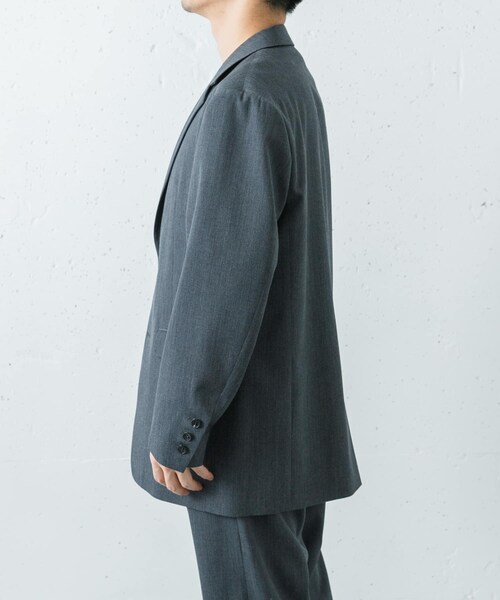 URBAN RESEARCH(アーバンリサーチ)の「semoh TAILORED JACKET(テーラードジャケット・メンズ・GREY/BLACK・2/3)」の9枚目の写真
